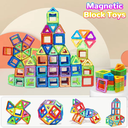 Magnetic Building Blocks DIY Magnets Toys Medium Size STEM Toys Construction Toys Learning Educational Magnet Toys